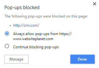 url not open