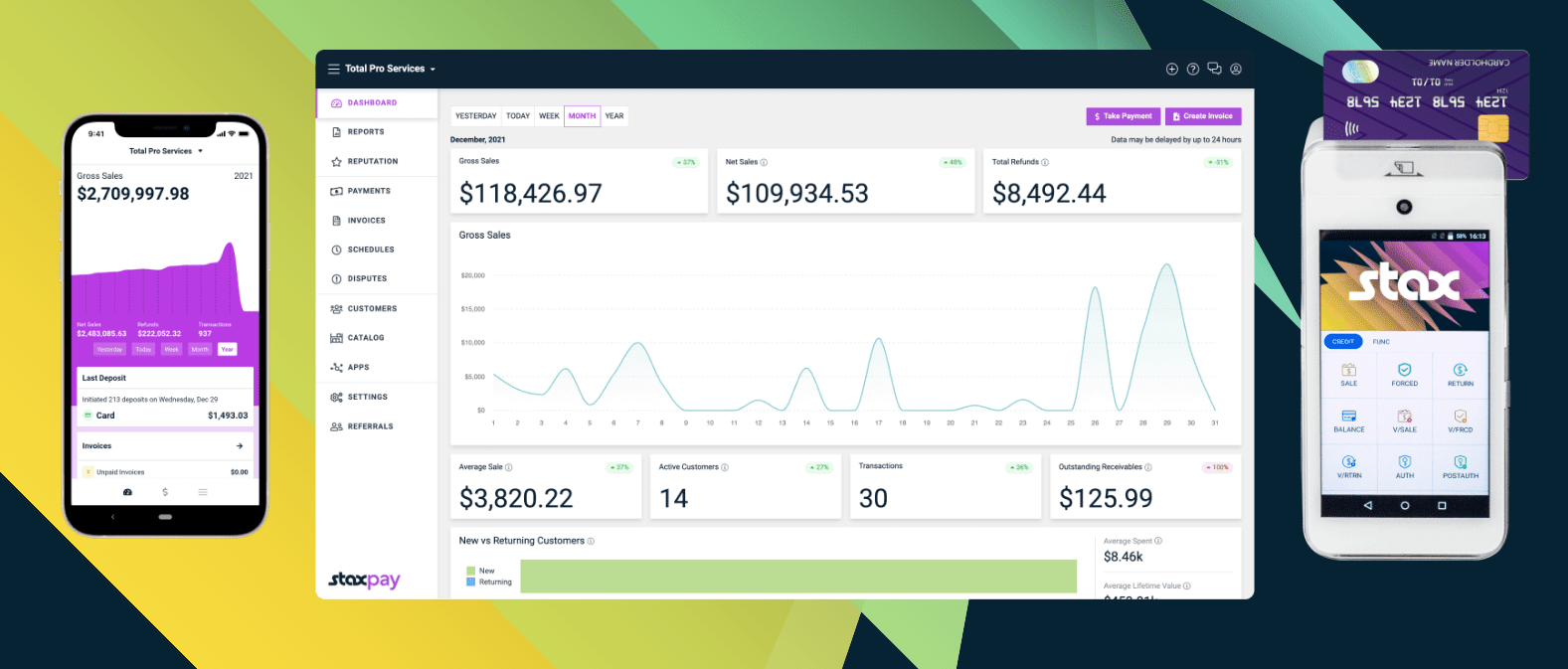 Stax's software features