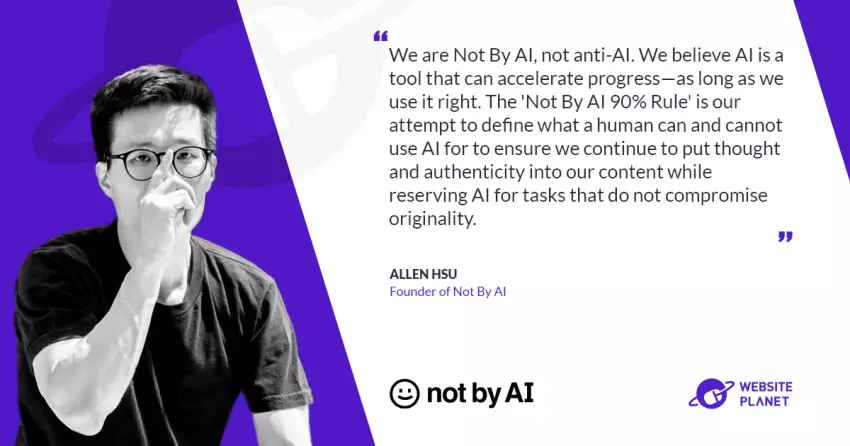 Championing Authenticity in the AI Era: An Interview with Allen Hsu on the ‘Not By AI’ Movement