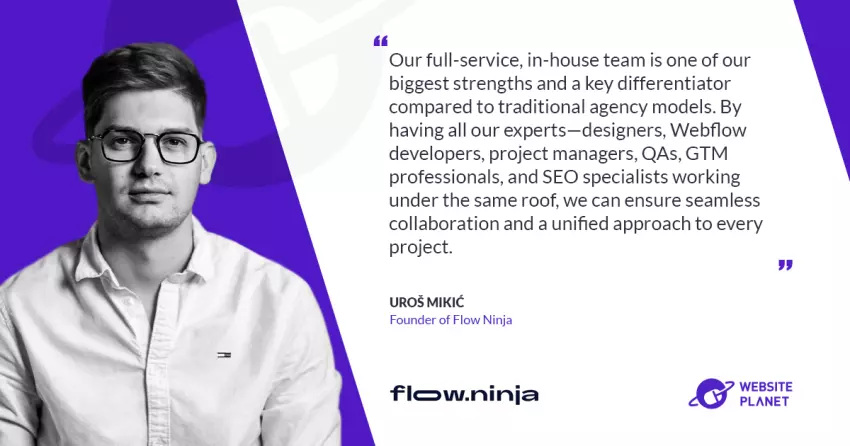 From Passion to Partnership: How Uroš Mikić Built Flow Ninja into an Award-Winning Webflow Agency