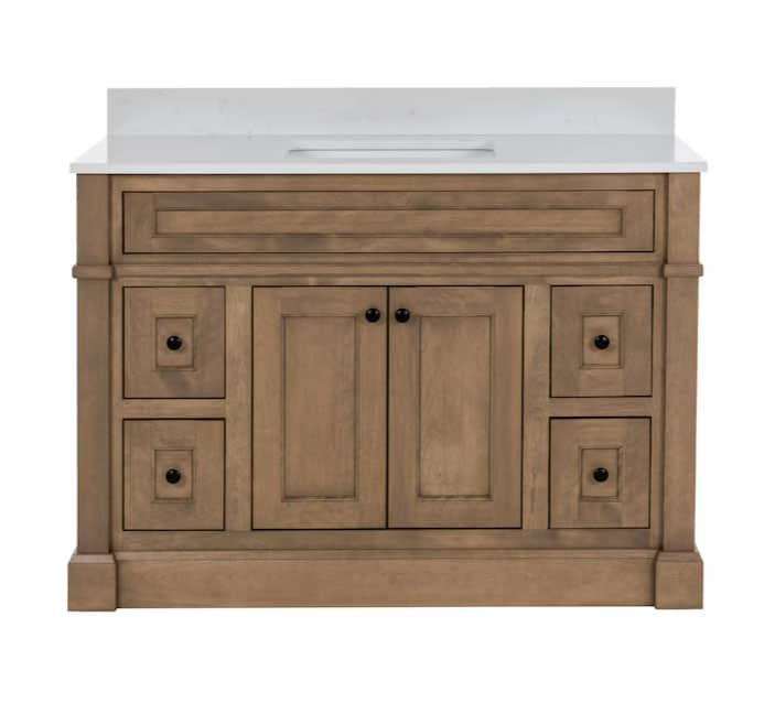 rustic modern bathroom vanity