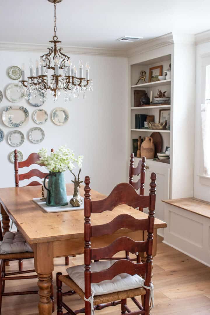 vintage country cottage dining room ideas