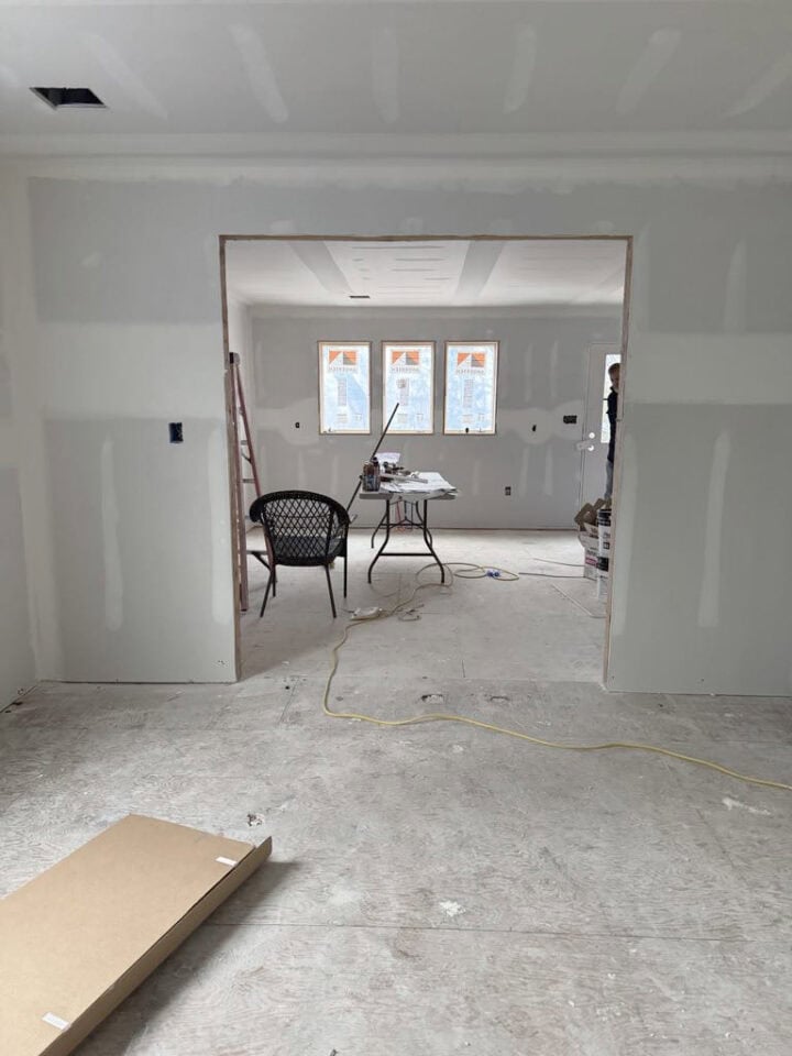 dining room looking into kitchen