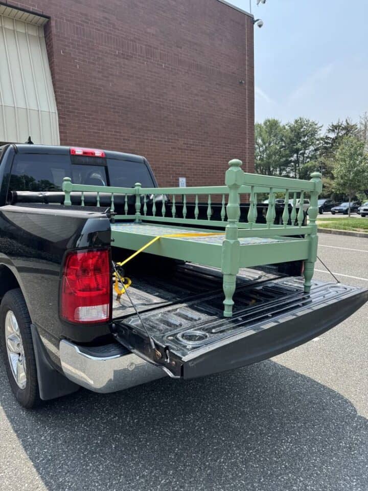 wooden vintage couch for sunroom - how to decorate a small sunroom