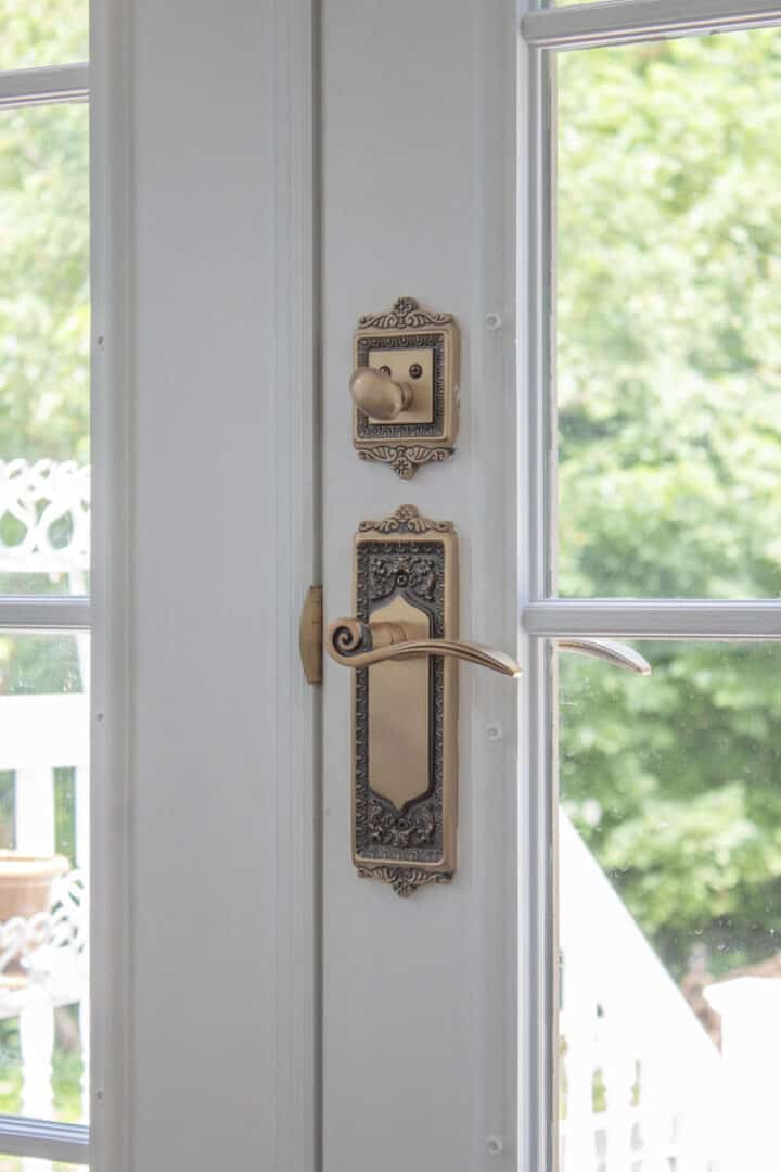antique-brass-doorknob-french-doors