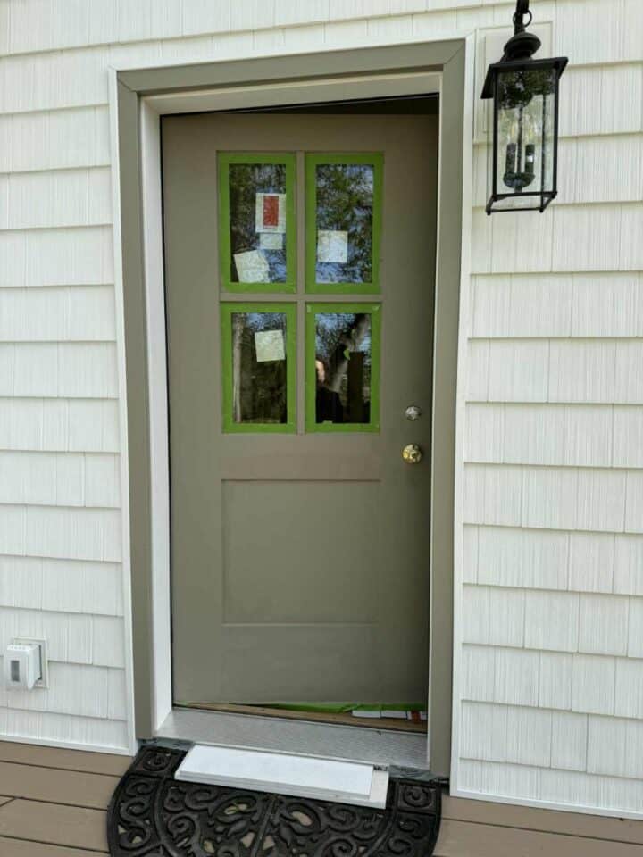 painting exterior doors
