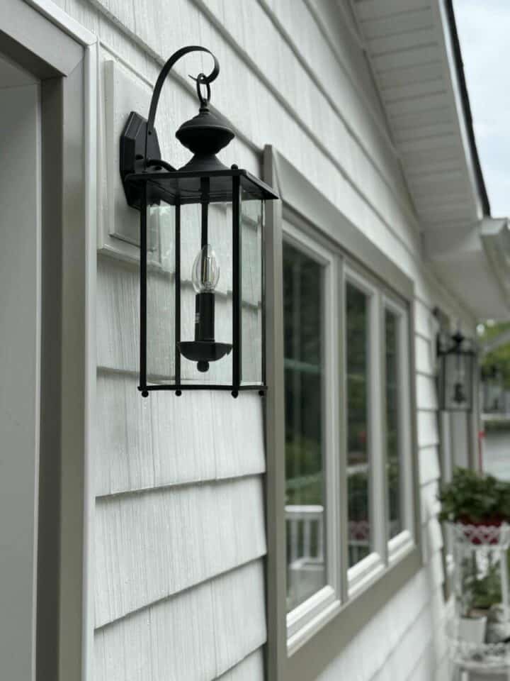 exterior lighting simple lanterns