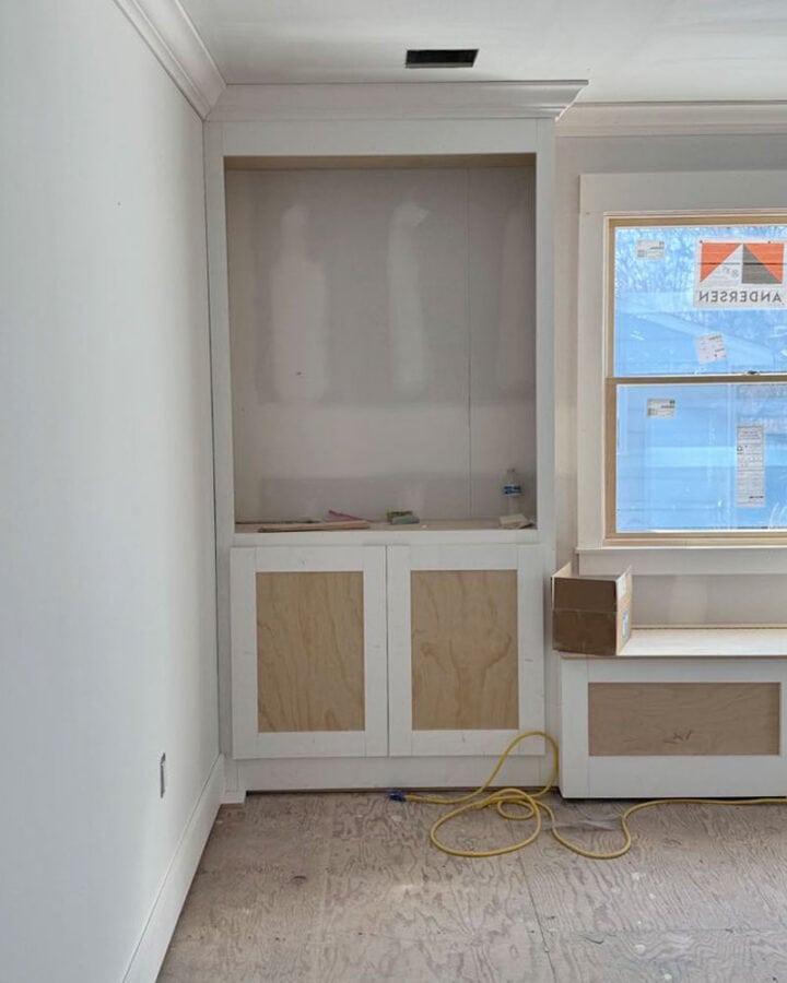 dining-room-built-in-shelves-progress ronvation update