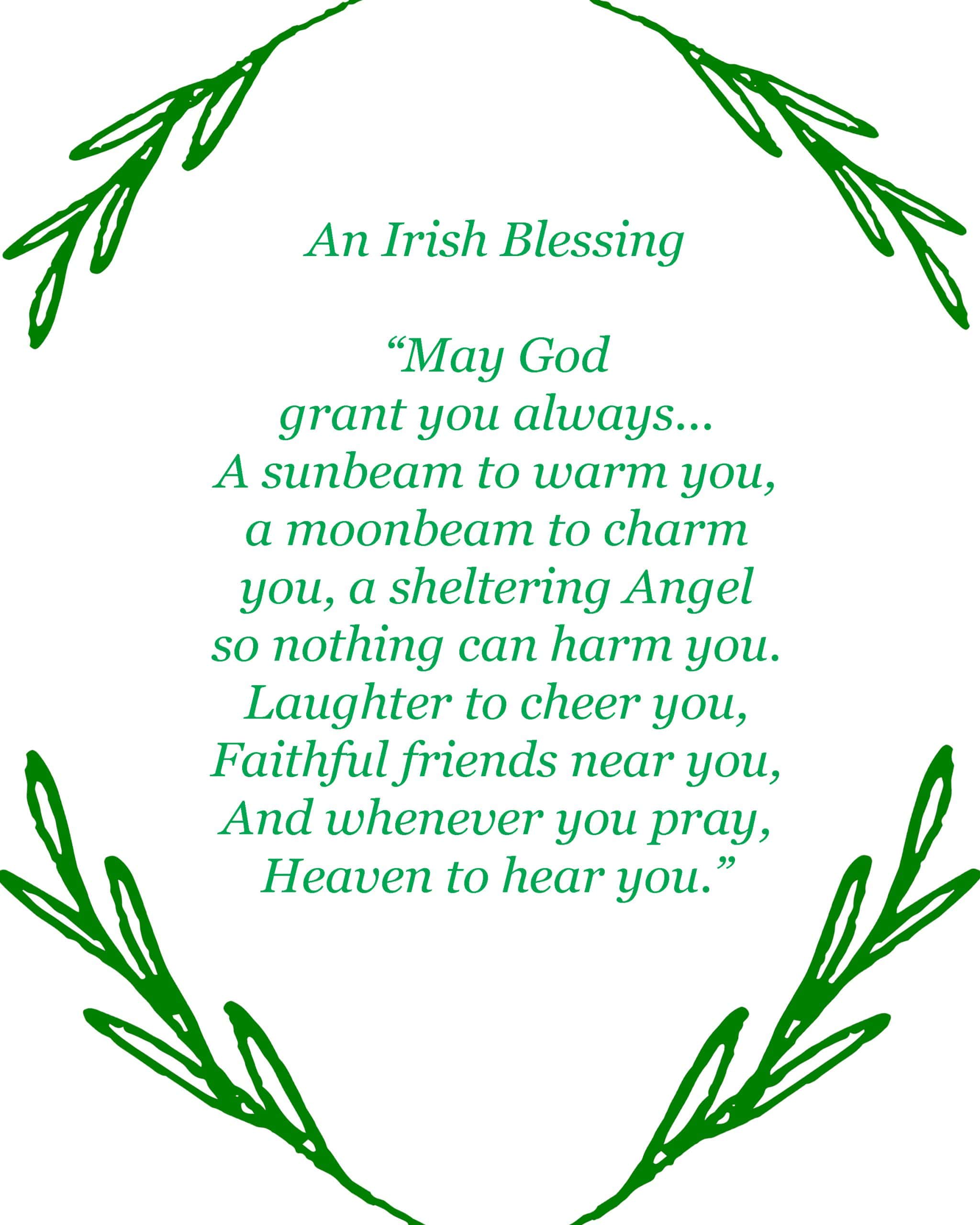 St. Patrick's Day Printable