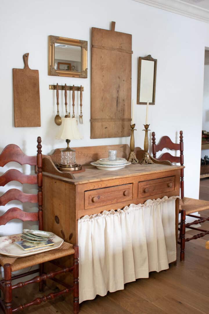 country farmhouse style dining room decor