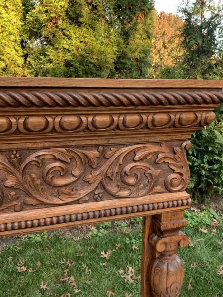 staining wood to match antiques